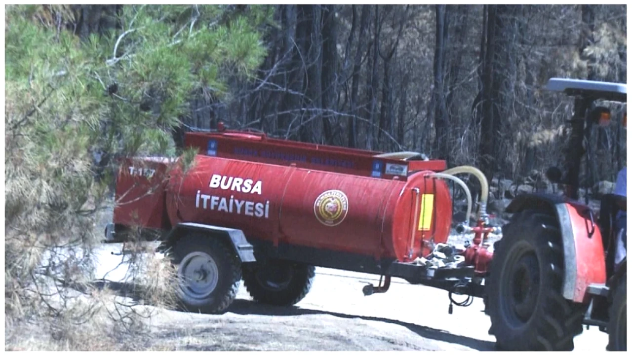 Orman Yangınlarına Hızlı Müdahale! Büyükşehir Tankerleri Devrede