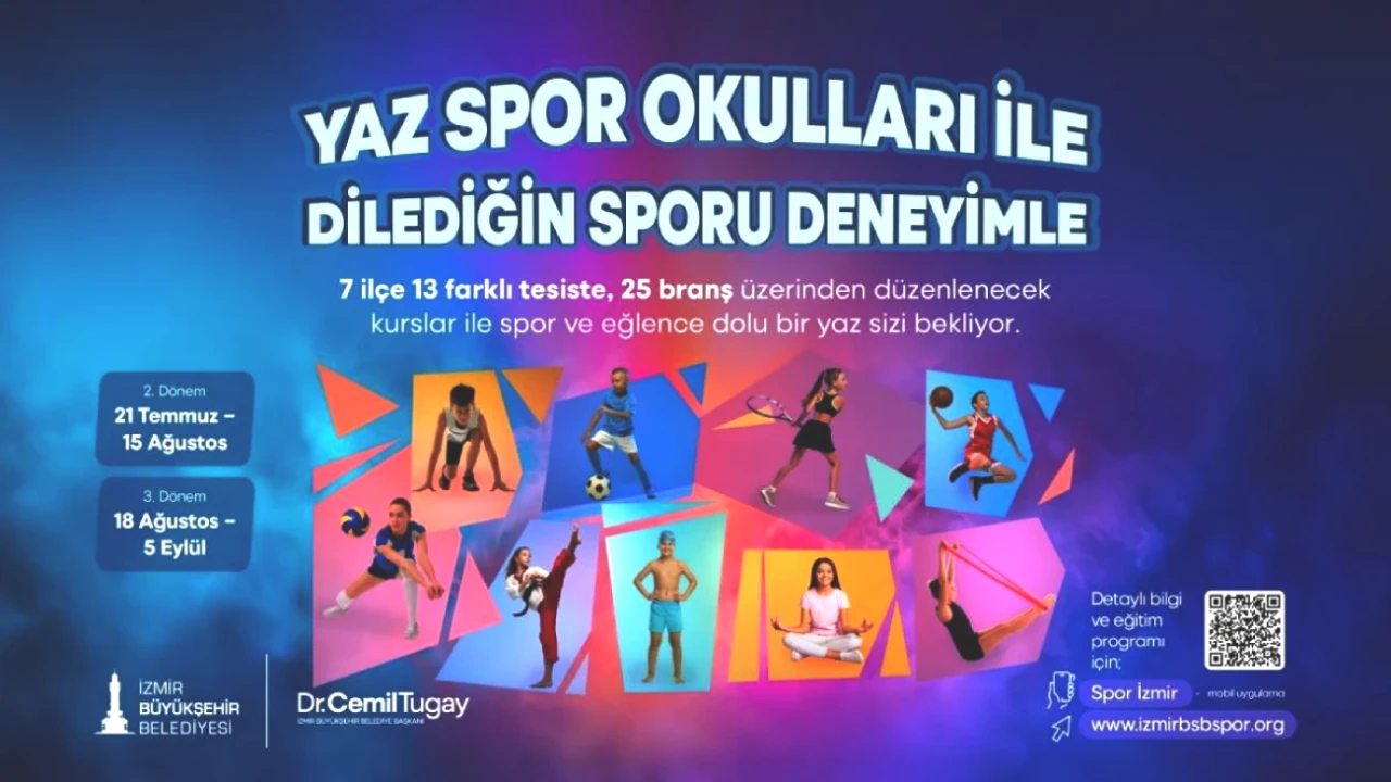Yaz Spor Okulları'nda İkinci Dönem Kayıtları Başlayacak! Erken Kayıt Fırsatlarını Kaçırmayın!