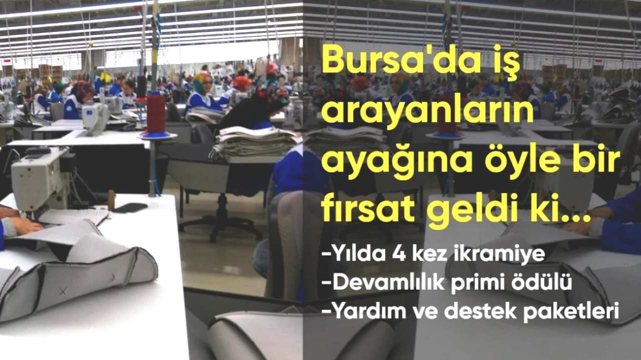 Bursa'da İş Arayanlar İçin Kaçırılmayacak Fırsat! Aylık 5.000 TL Ödül ve Yılda 4 Kez İkramiye!
